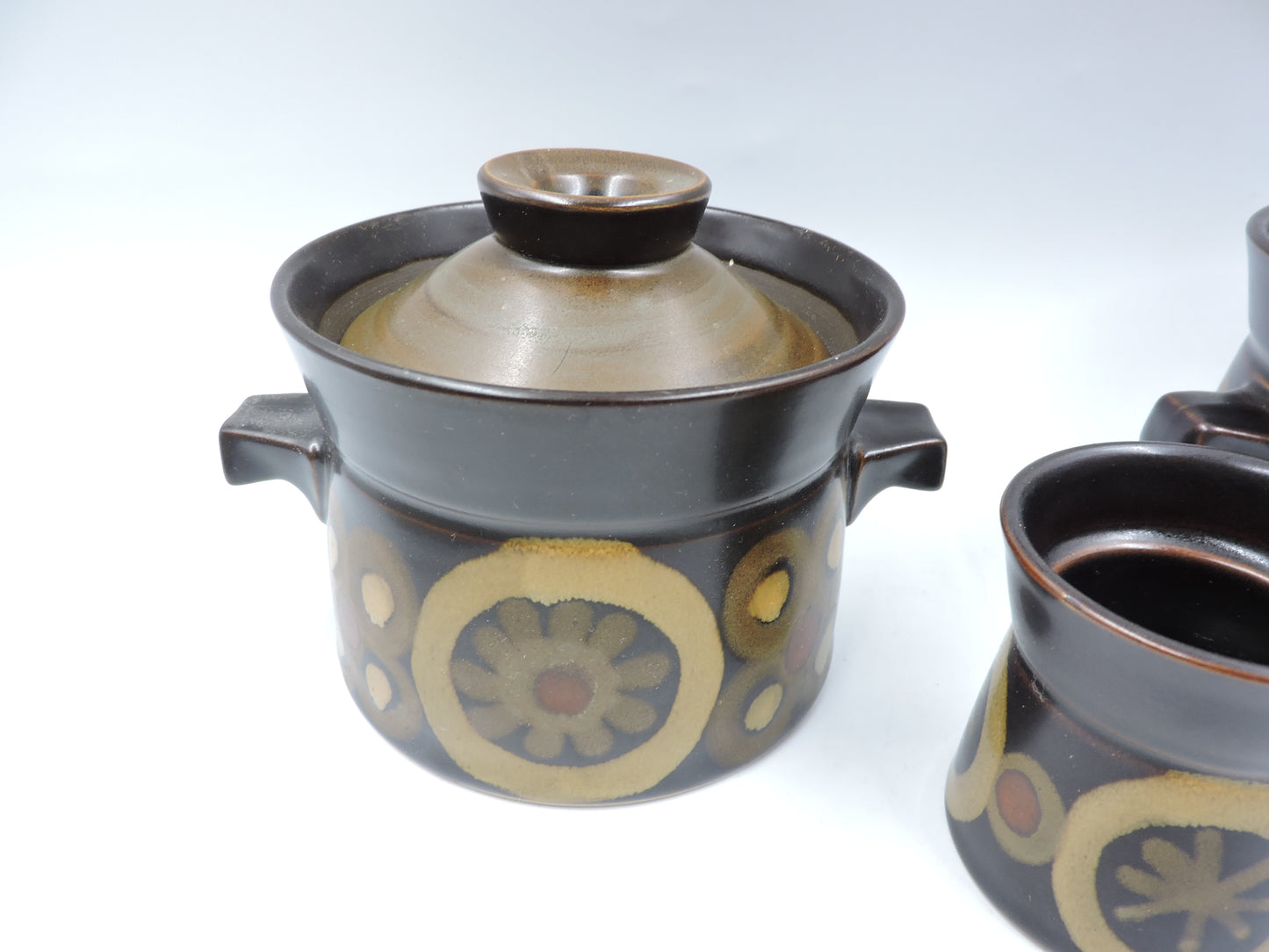 Denby Arabesque Stoneware Soup Bowl with Handles Set of 2