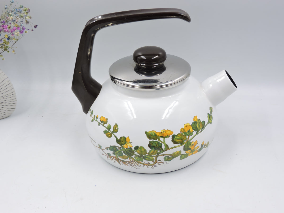 Villeroy & Boch Botanica Enamel Whistling Tea Kettle