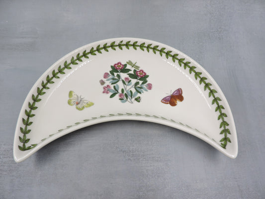 Portmeirion Botanic Garden Crescent Salad Plate-Rhododendron