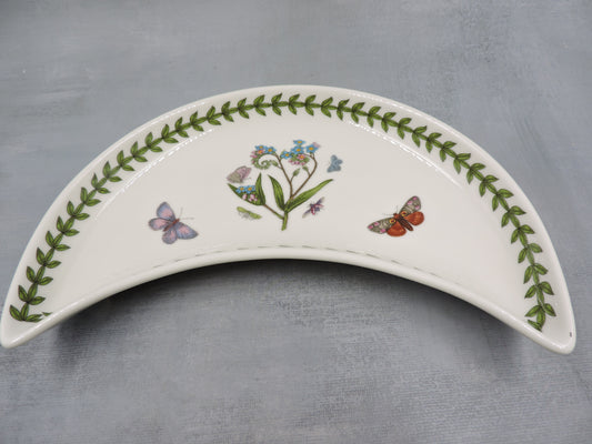 Portmeirion Botanic Garden Crescent Salad Plate-Pansy