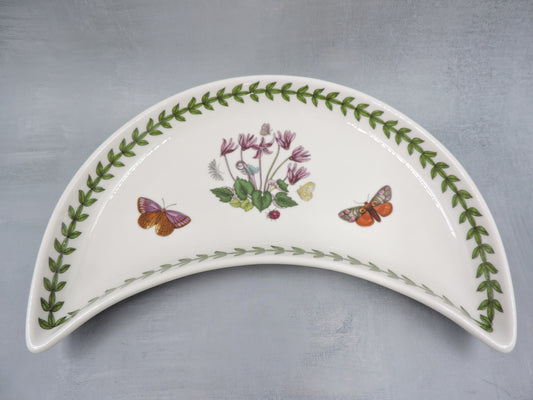 Portmeirion Botanic Garden Crescent Salad Plate-Cyclamen