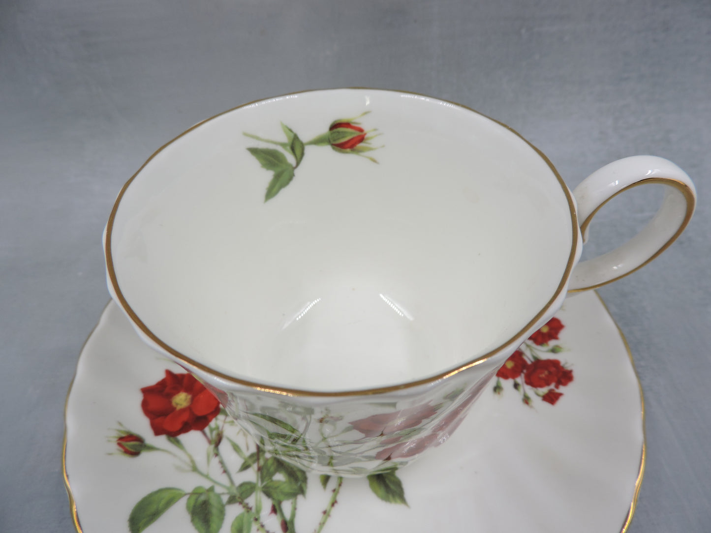 Heirloom Bone China Cup and Saucer
