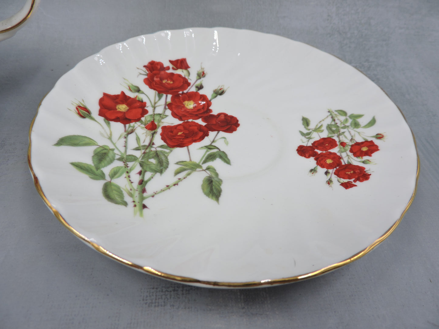 Heirloom Bone China Cup and Saucer