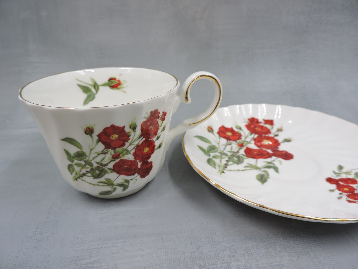 Heirloom Bone China Cup and Saucer