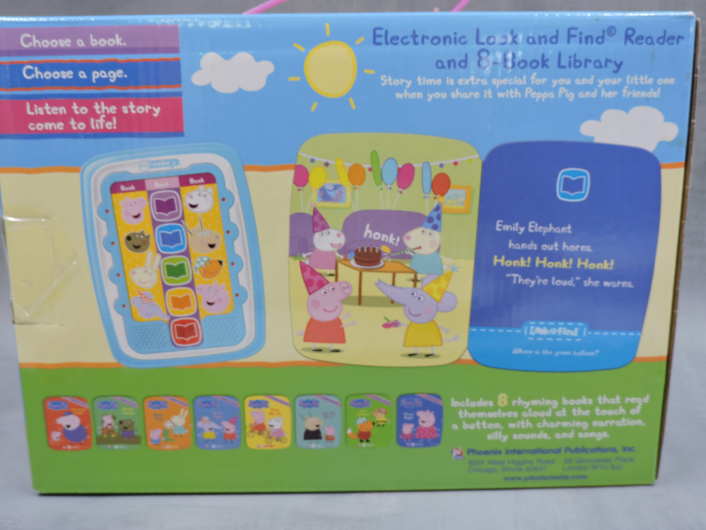 Peppa Pig - Electronic Me Reader Jr & 8-Book Look and Find Library