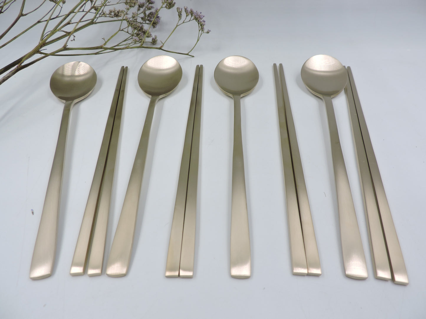 Kwangmyung Yugi Bangjja Yugi Flatware for 4Person
