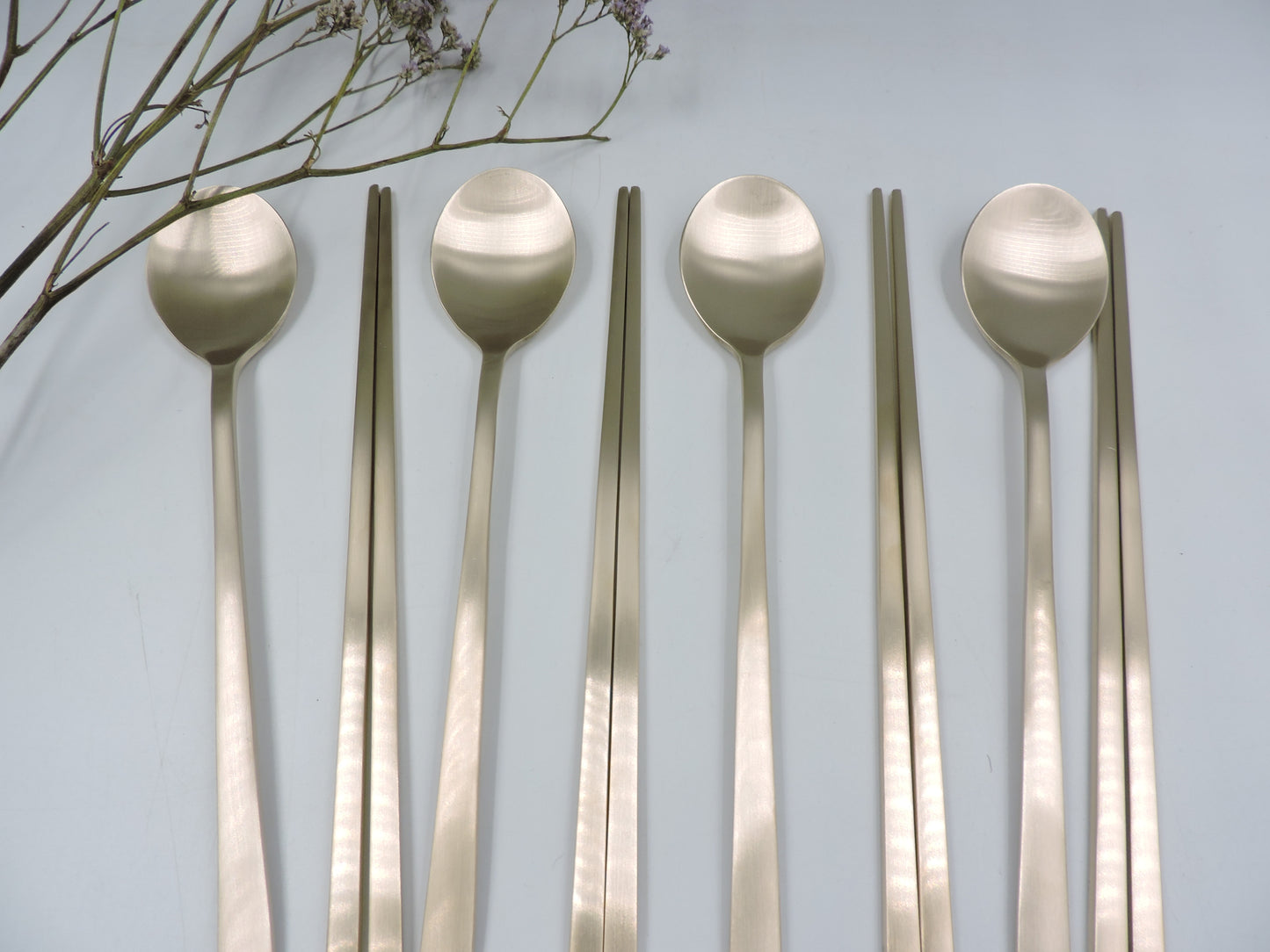 Kwangmyung Yugi Bangjja Yugi Flatware for 4Person