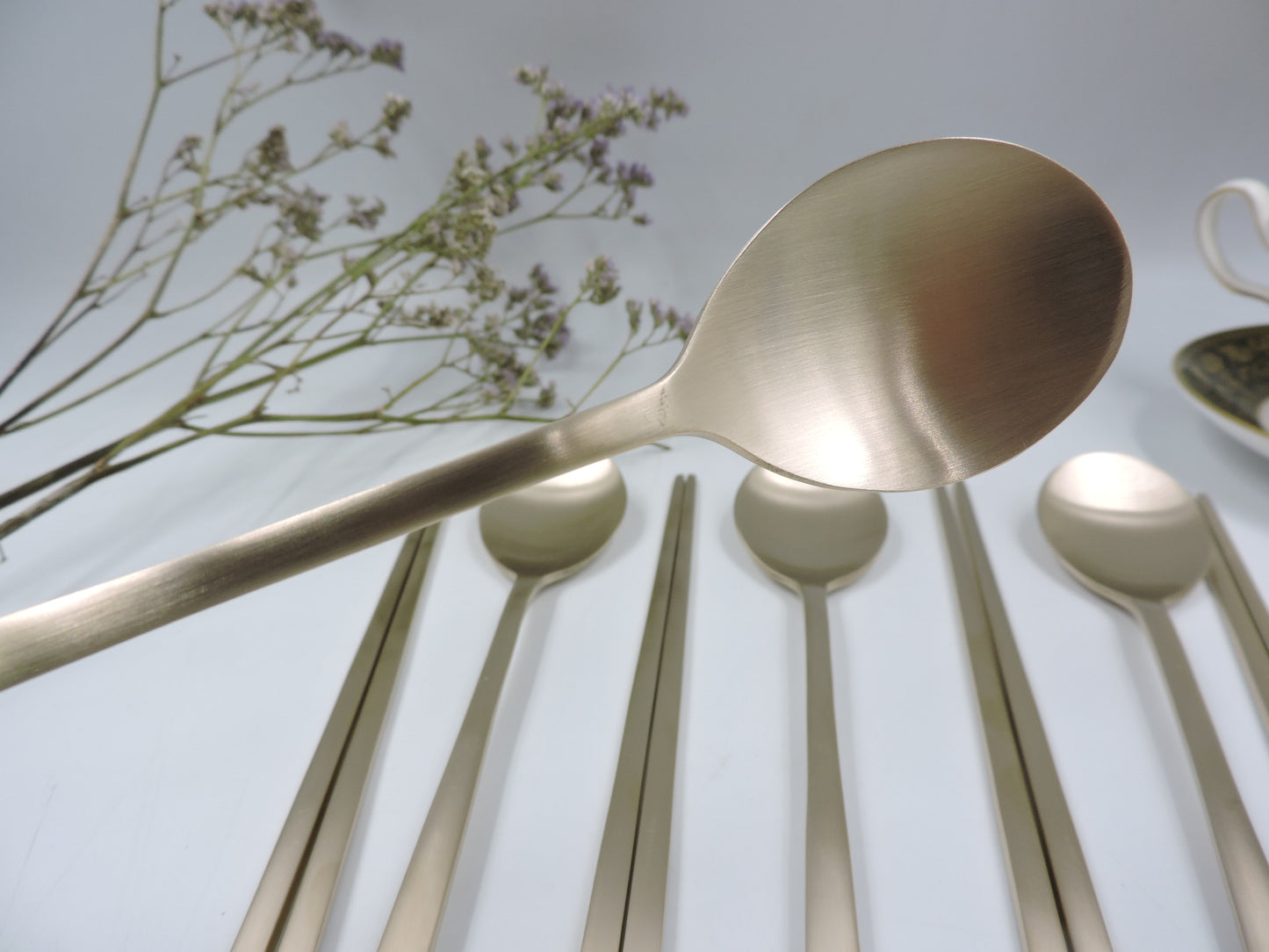 Kwangmyung Yugi Bangjja Yugi Flatware for 4Person