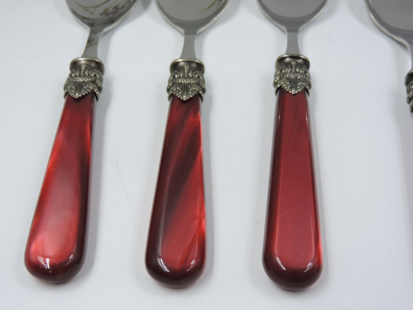 EME Flatware Napoleon Dessert Spoon Set of 6