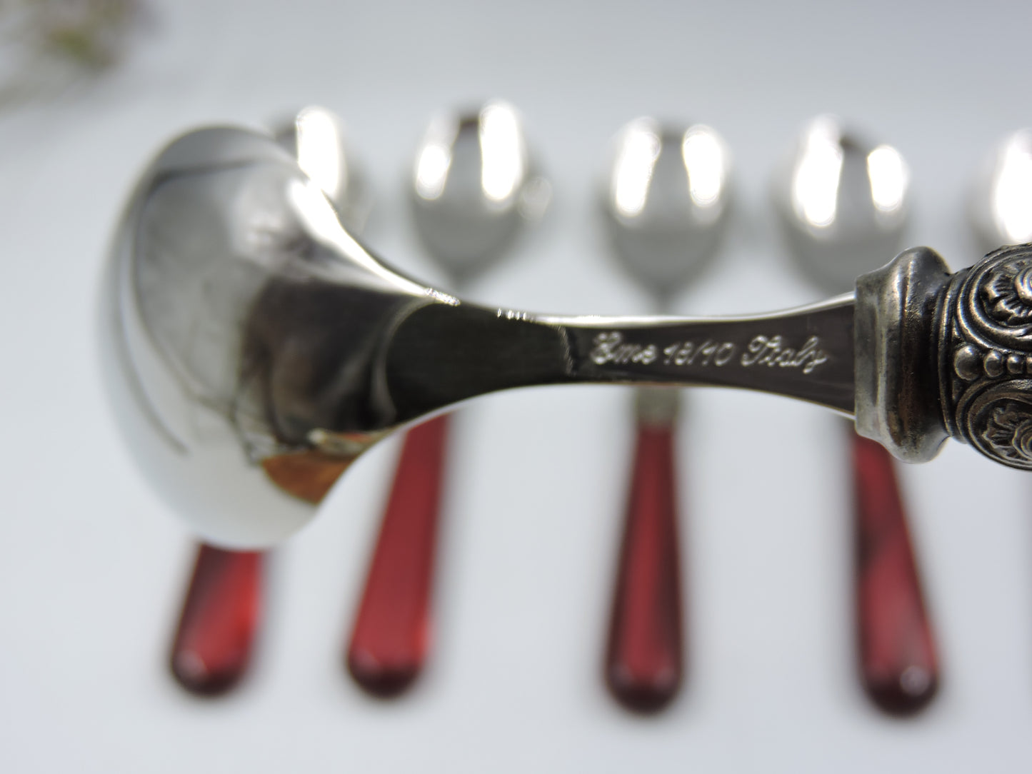 EME Flatware Napoleon Dessert Spoon Set of 6