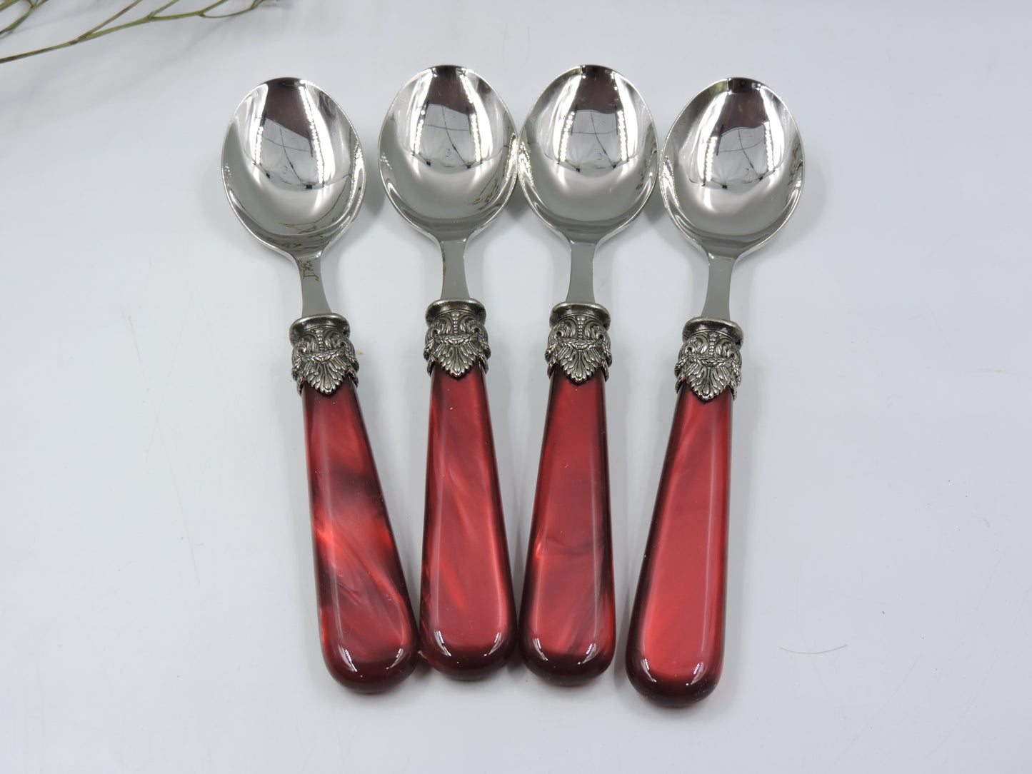 EME Flatware Napoleon Dinner Spoon Set of 4