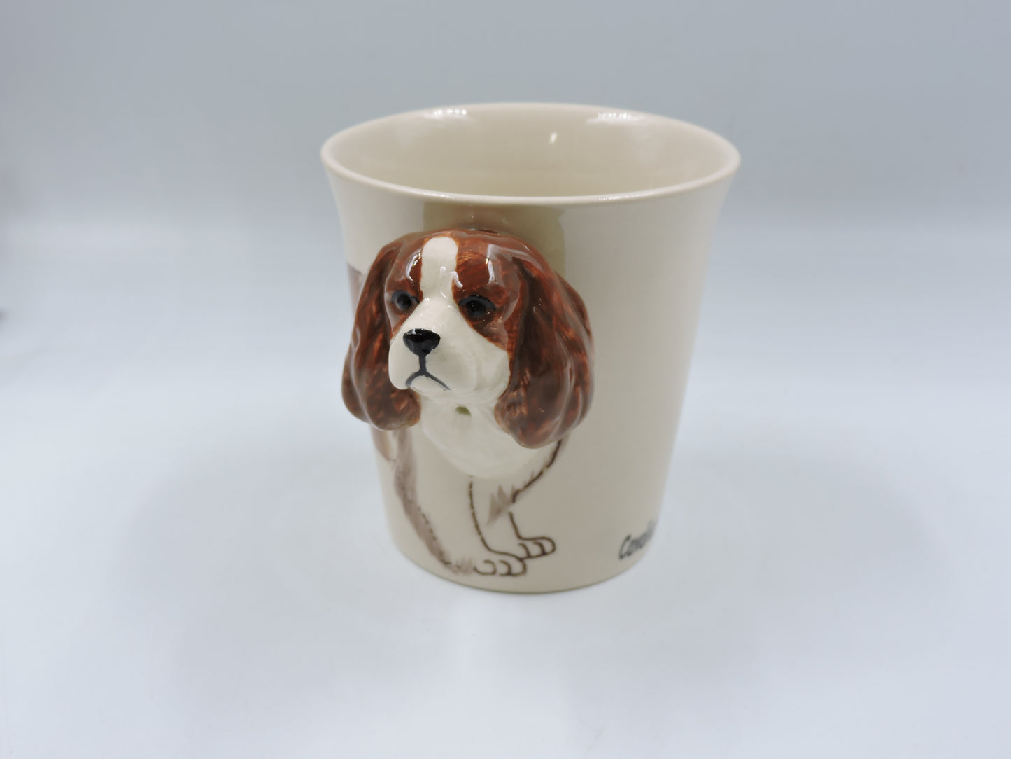 Set of 4 Dog Mugs – Hand-Painted Ceramic Collection