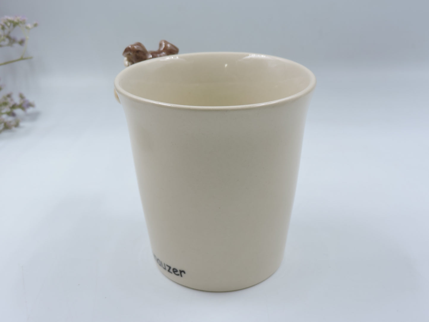 Loyal Schnauzer – Hand-Painted Ceramic Mug