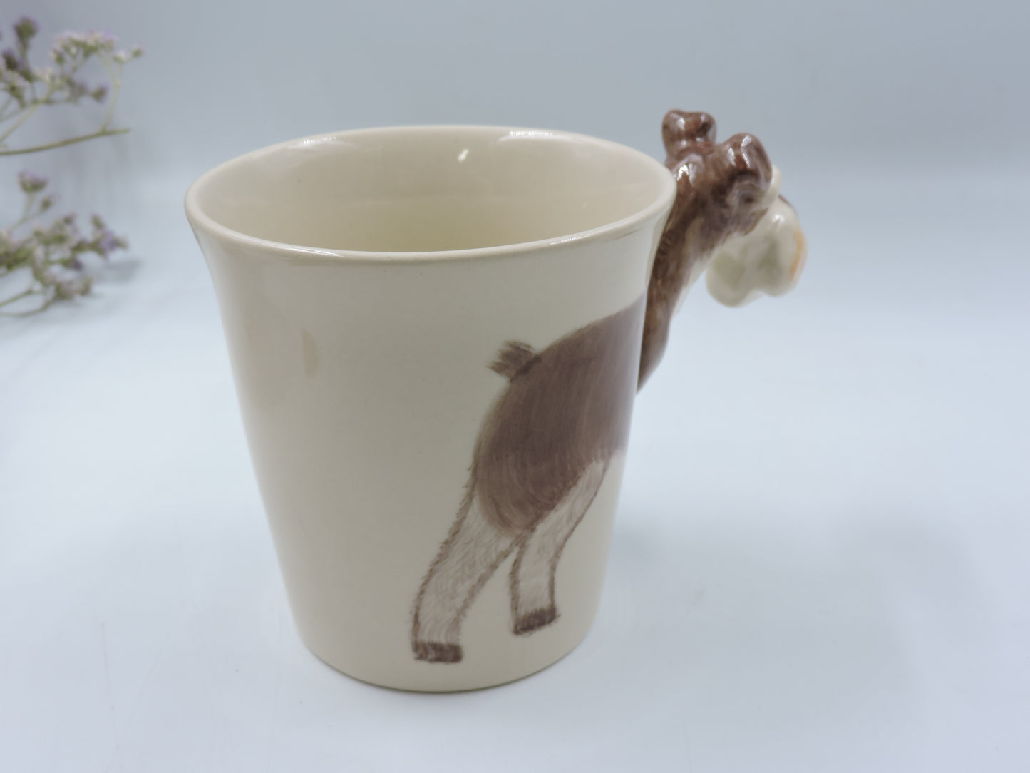 Loyal Schnauzer – Hand-Painted Ceramic Mug