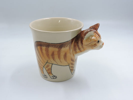 Orange Tabby – Hand-Painted Ceramic Mug