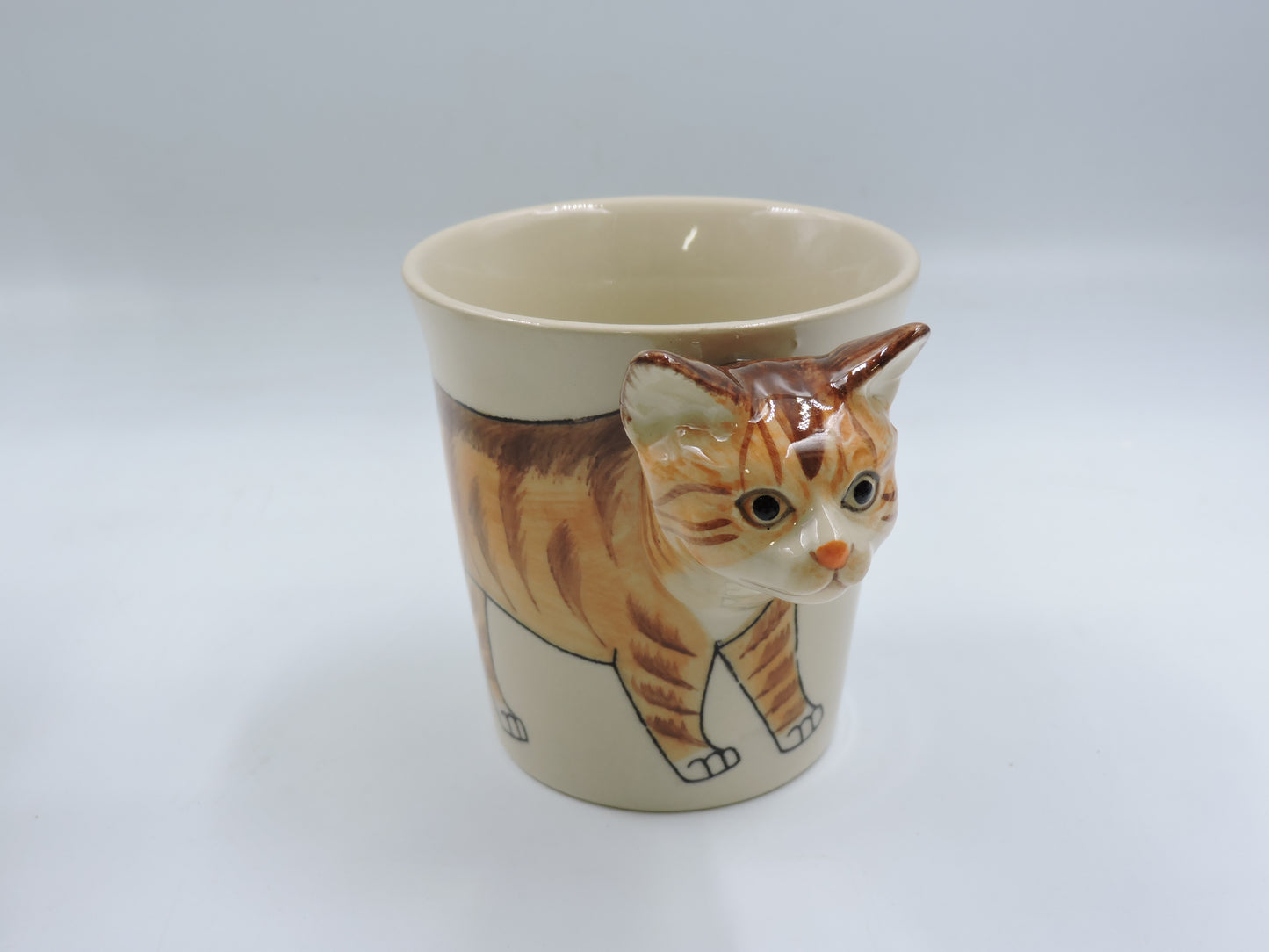 Orange Tabby – Hand-Painted Ceramic Mug