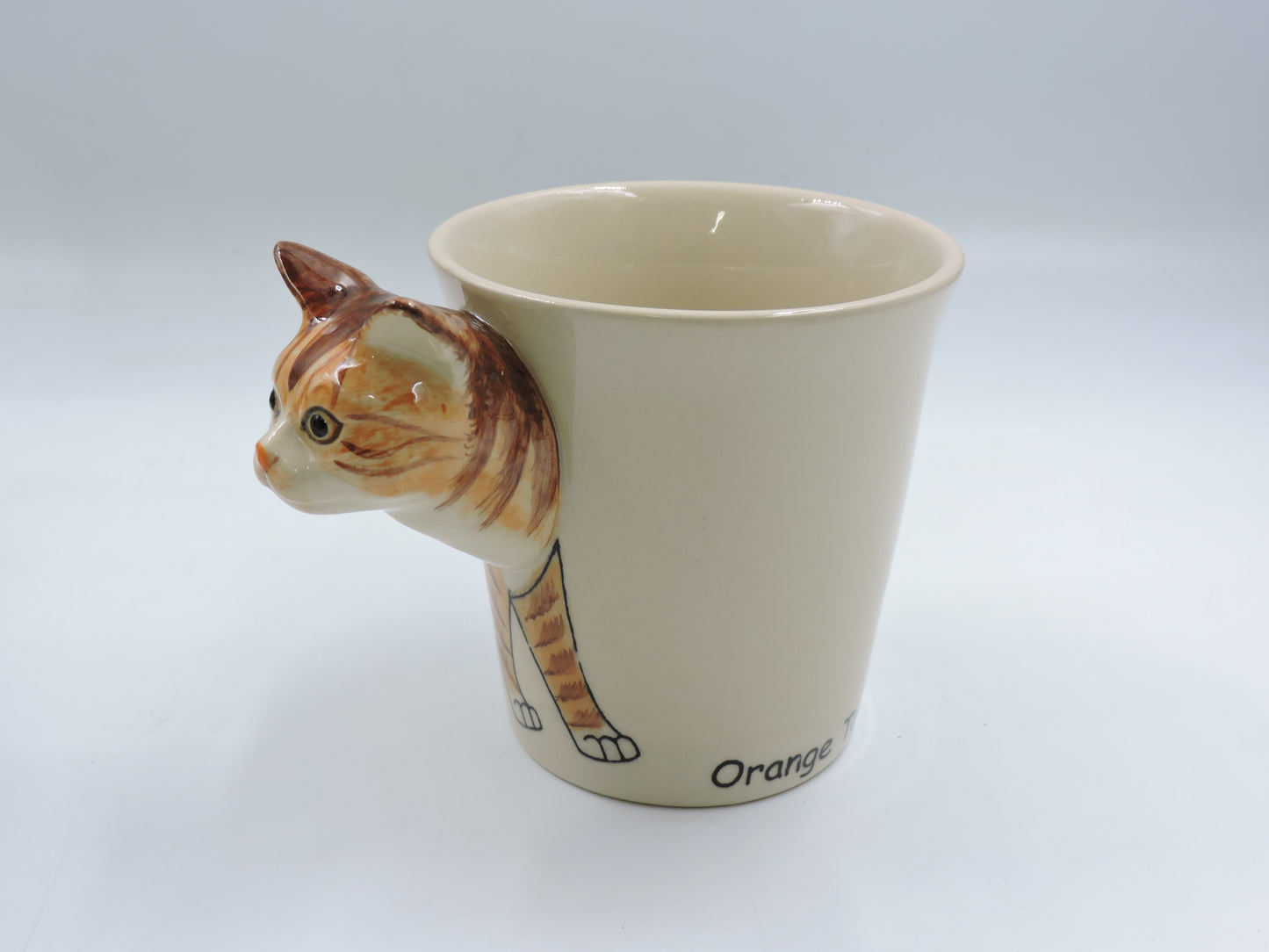 Orange Tabby – Hand-Painted Ceramic Mug