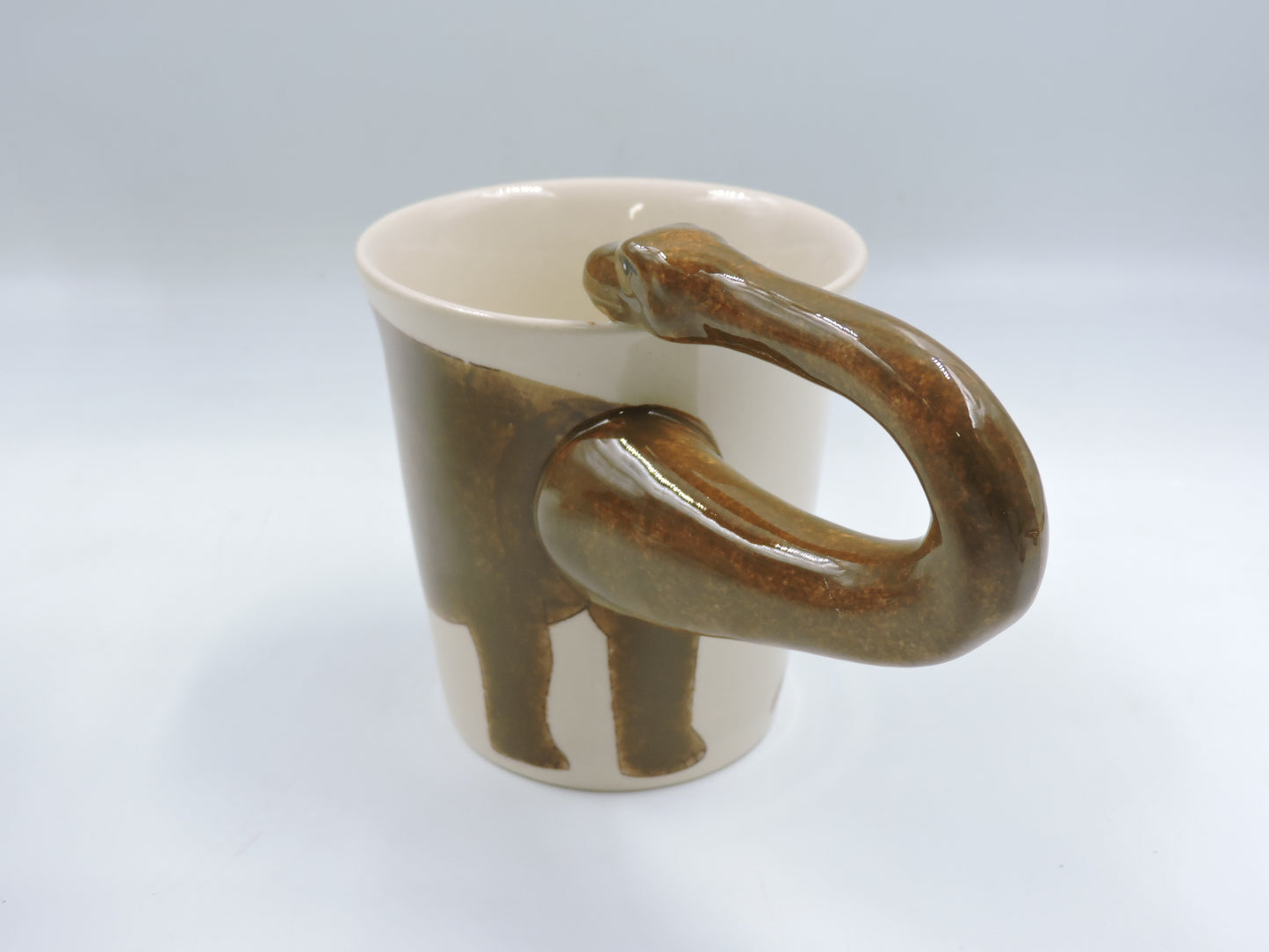Dino Days – Handcrafted Apatosaurus Mug