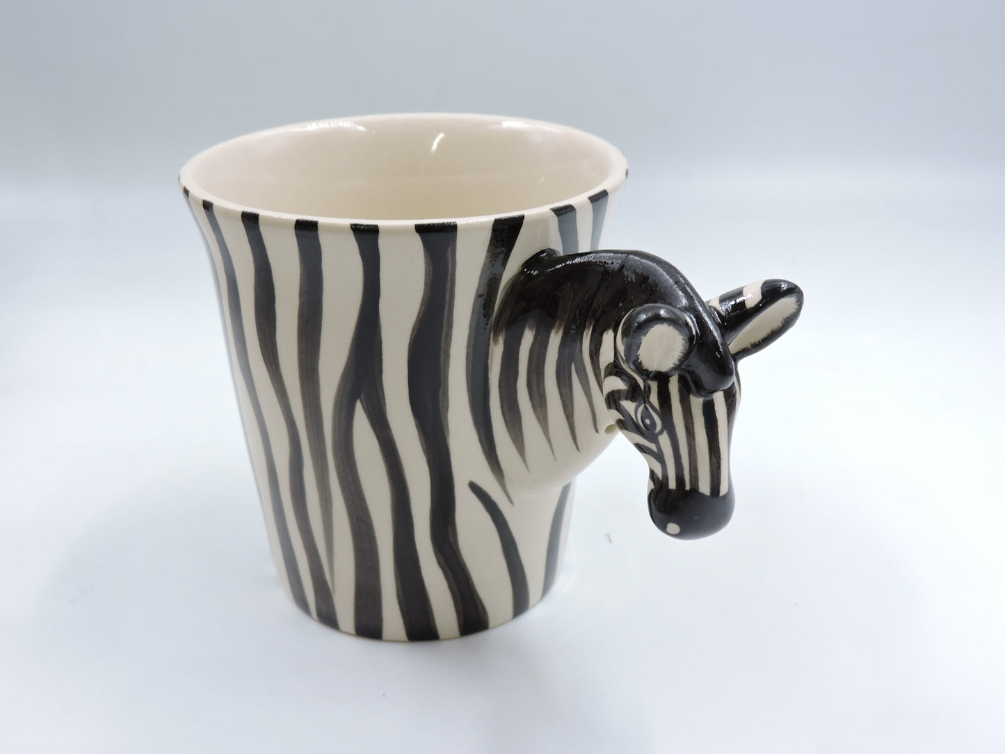 Zebra Whimsy – Hand-Painted Mini Mug