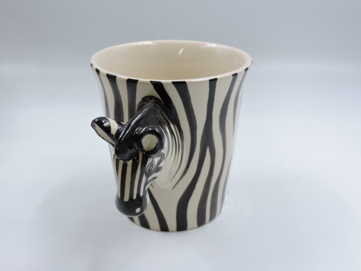 Zebra Whimsy – Hand-Painted Mini Mug