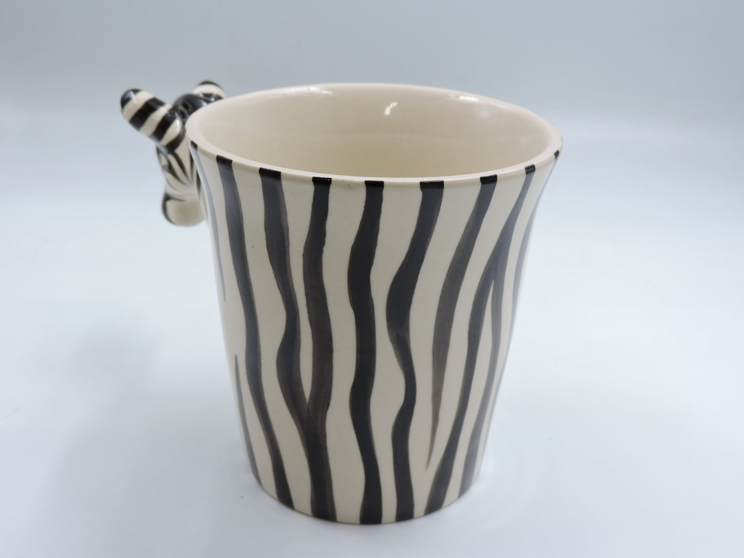 Zebra Whimsy – Hand-Painted Mini Mug
