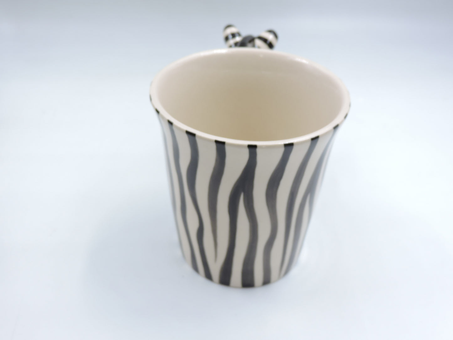 Zebra Whimsy – Hand-Painted Mini Mug