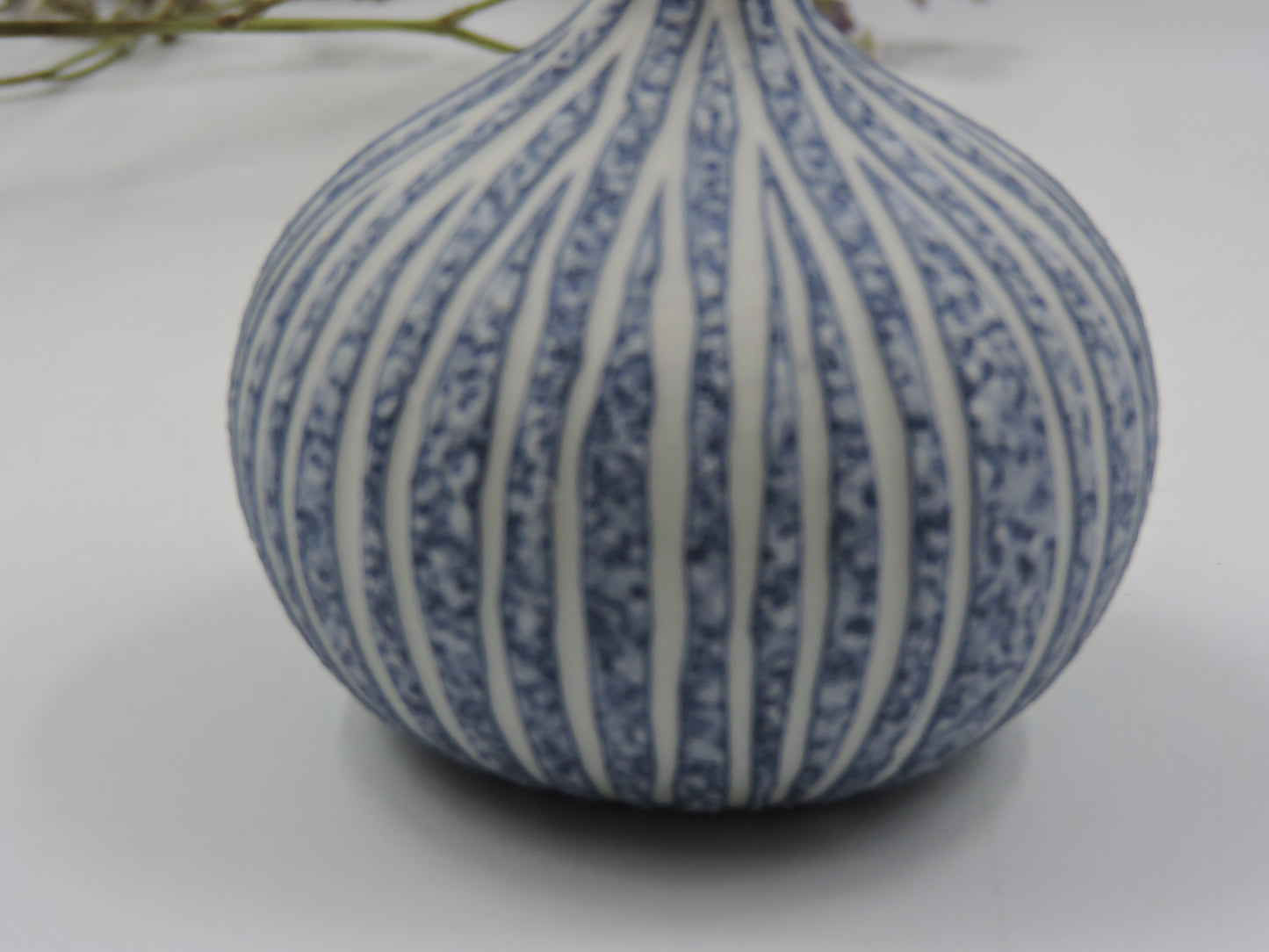 Coral – Blue Congo Tiny  Ceramic Bud Vase