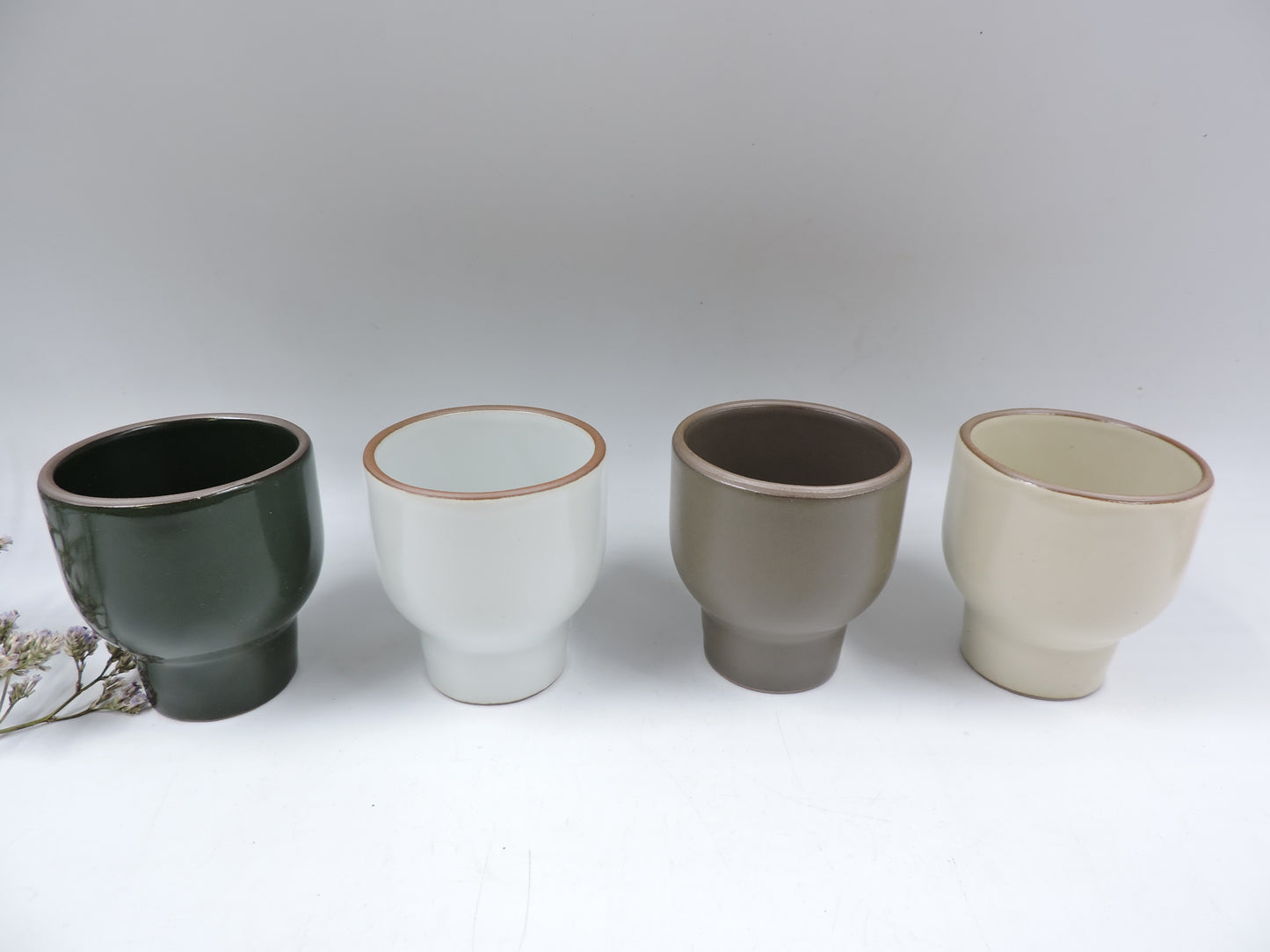 Korean Ceramic Espresso Cups – 4pc Set (70ml)