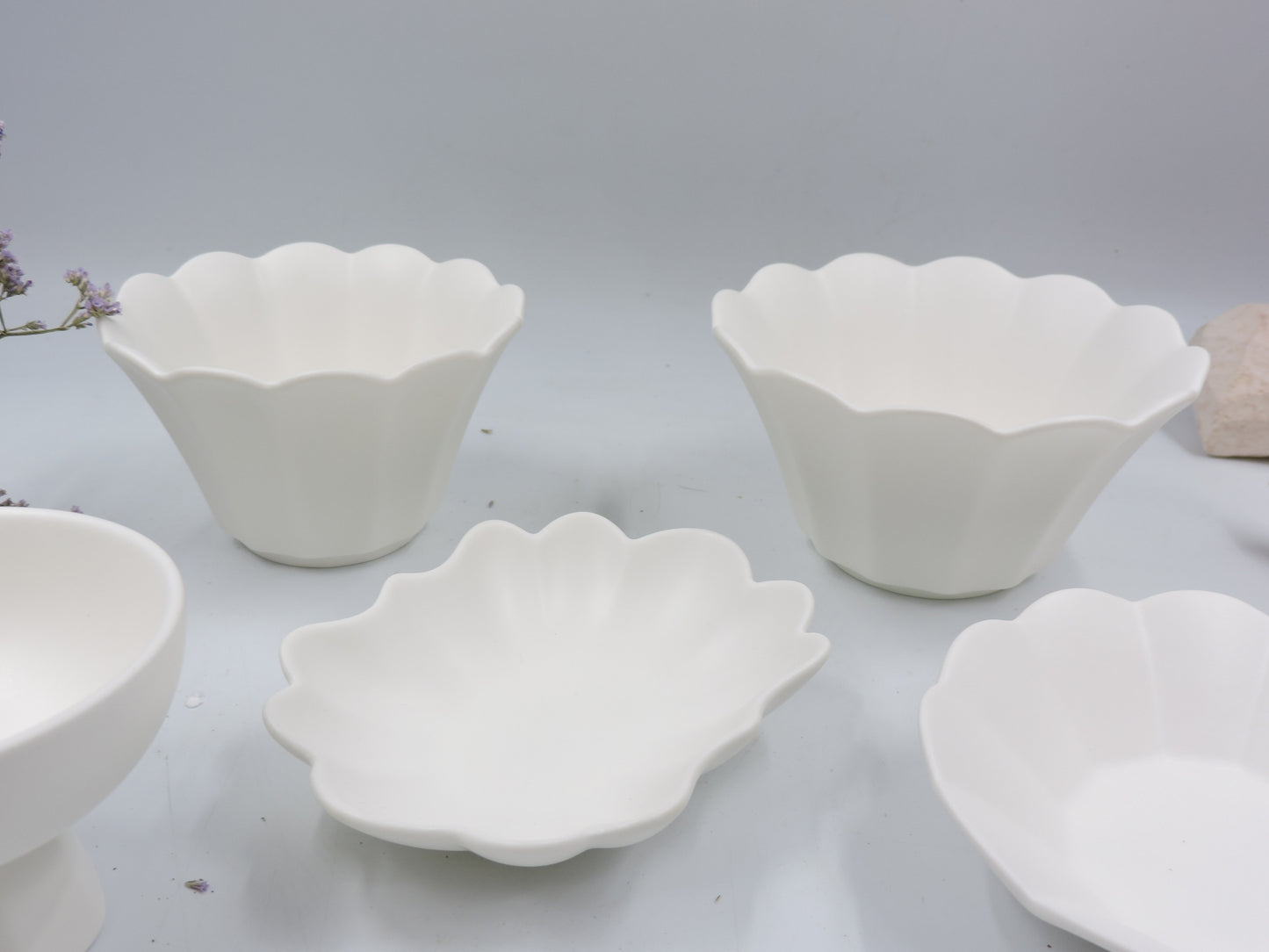 Korean style - 5-Piece Ceramic Dinnerware Set for One