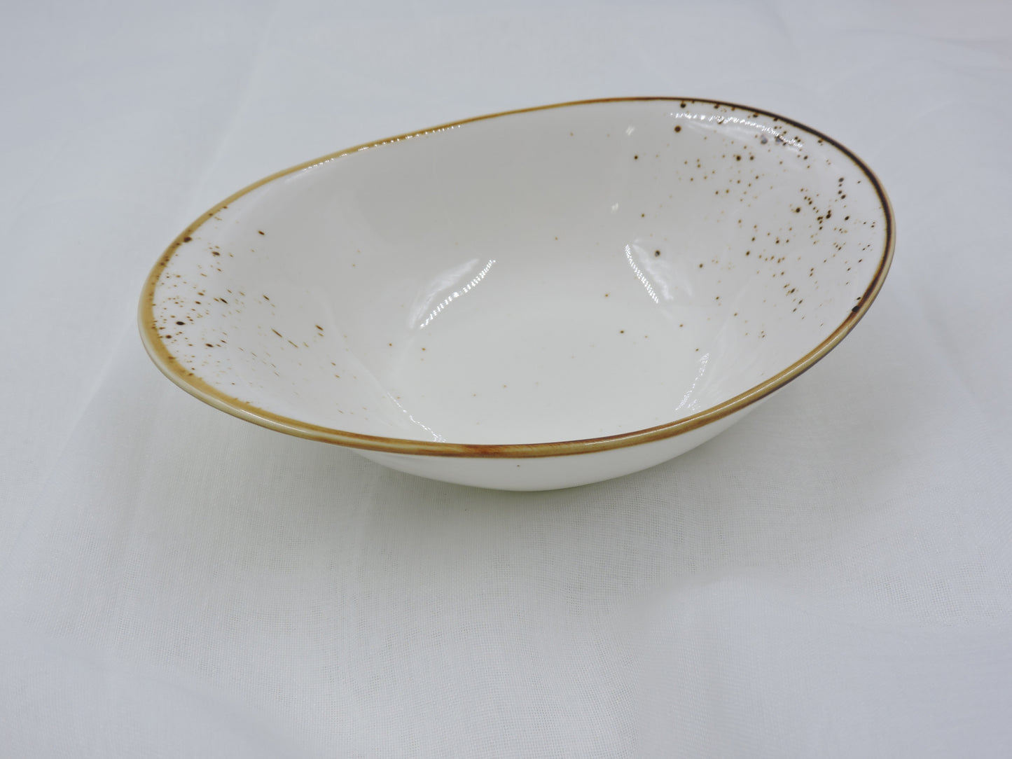 Terra Bow Set of 4 - White, 7.25" x 5.25"