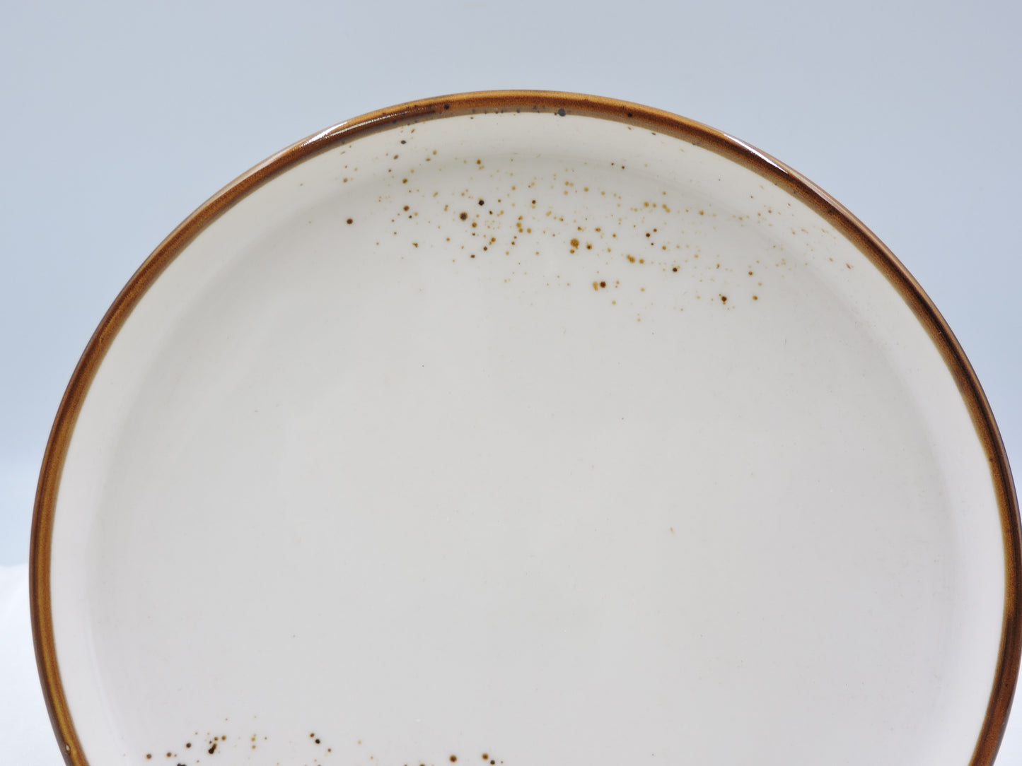 Terra Round Plate – Dap White, 7"