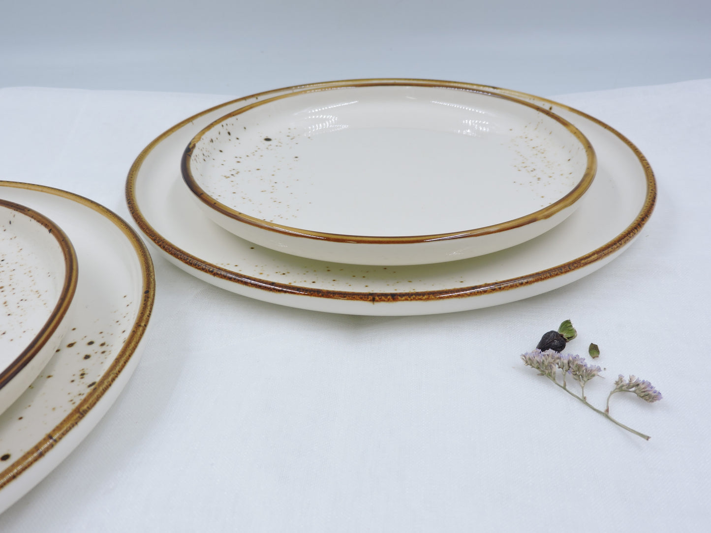 Terra - Round Plate, White, 9"