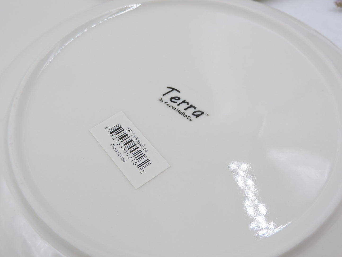 Terra - Round Plate, White, 9"