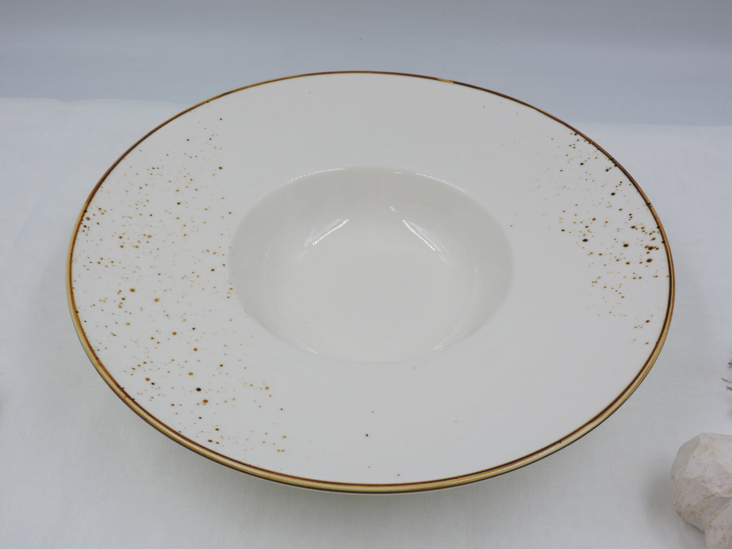 Terra Risotto Soup Plate – White, 10"