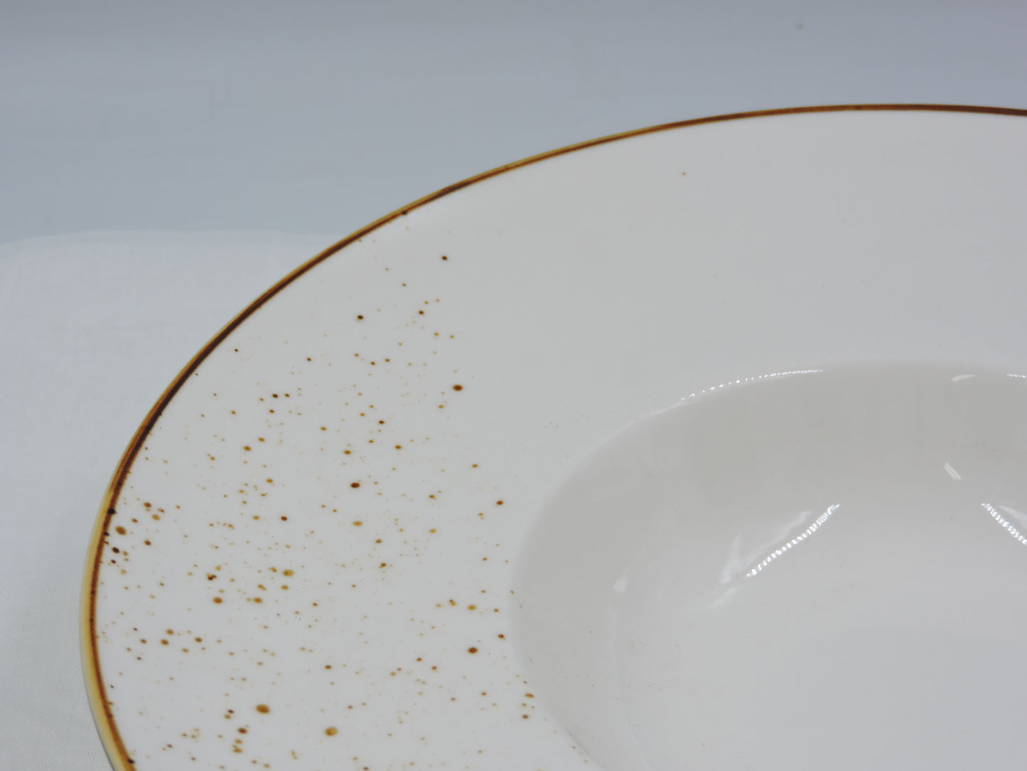 Terra Risotto Soup Plate – White, 10"