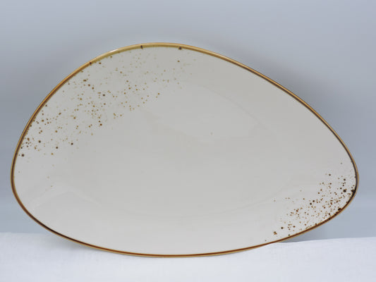 Terra 14.5" Triangular Plate Dap-White