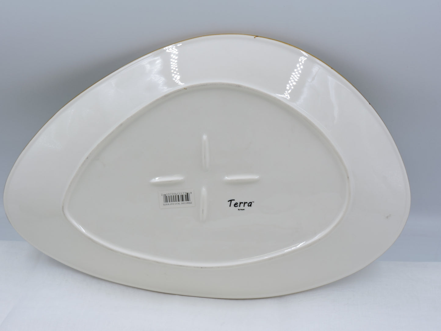 Terra 14.5" Triangular Plate Dap-White
