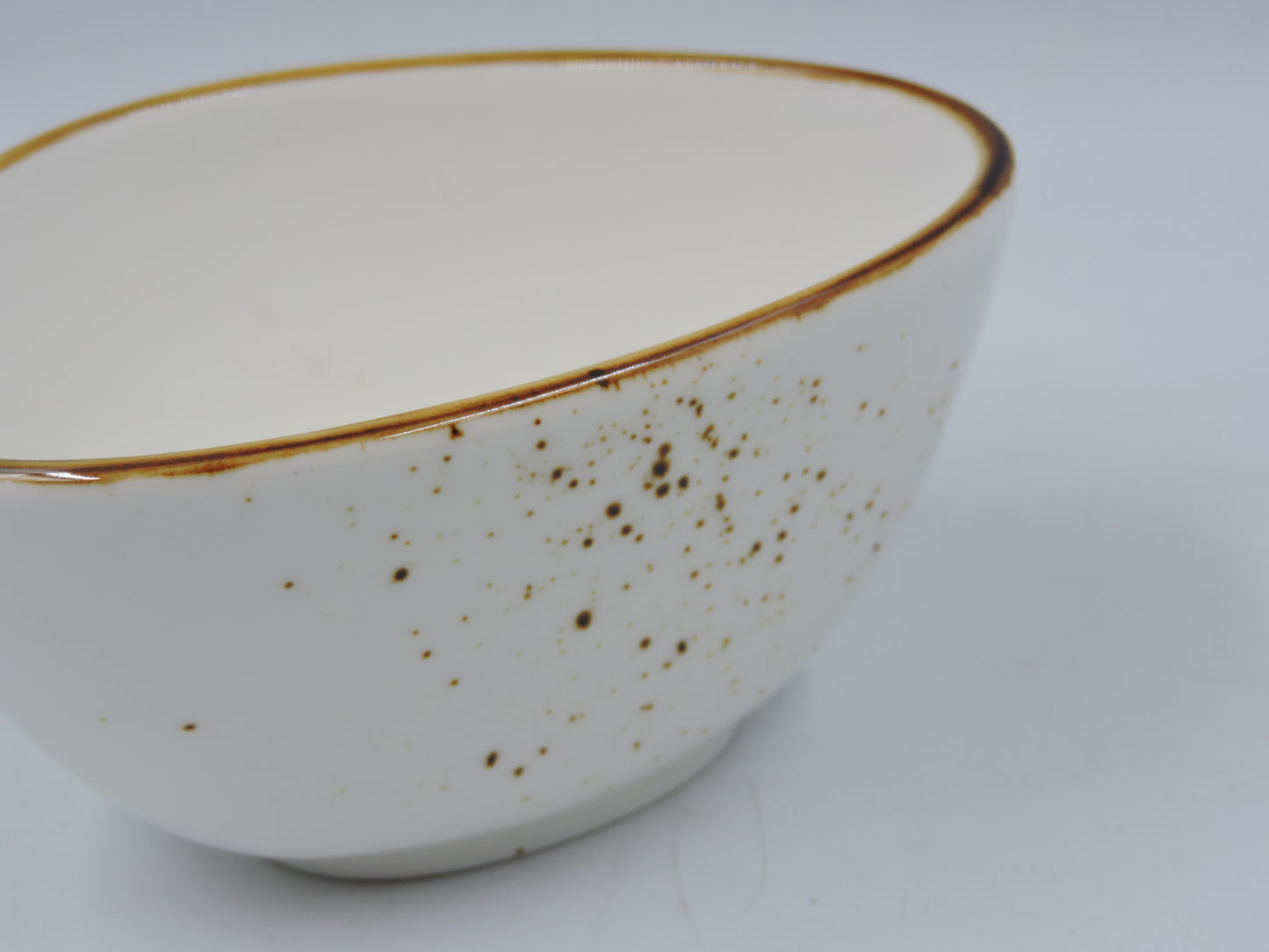 Terra 4.75 inch Oval Bowl Dap White