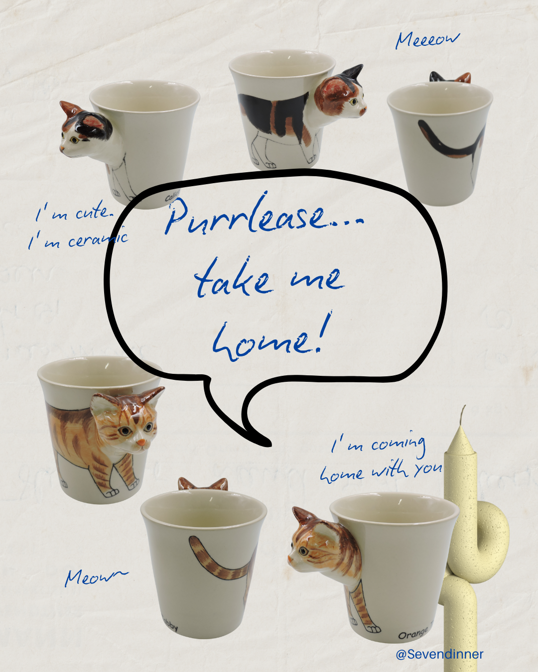 Meeoow Duo Mug Set (2PC)