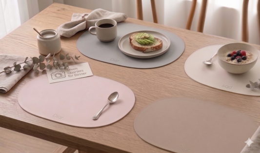 Diar Premium Silicone Placemat 4Pcs - Made in Korea