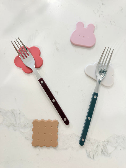 Adel Cute Silicone Spoon Rest Set of 4