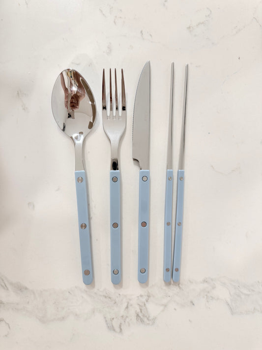 Maison Objet Premium Cier Farbe Cutlery Pastel Blue
