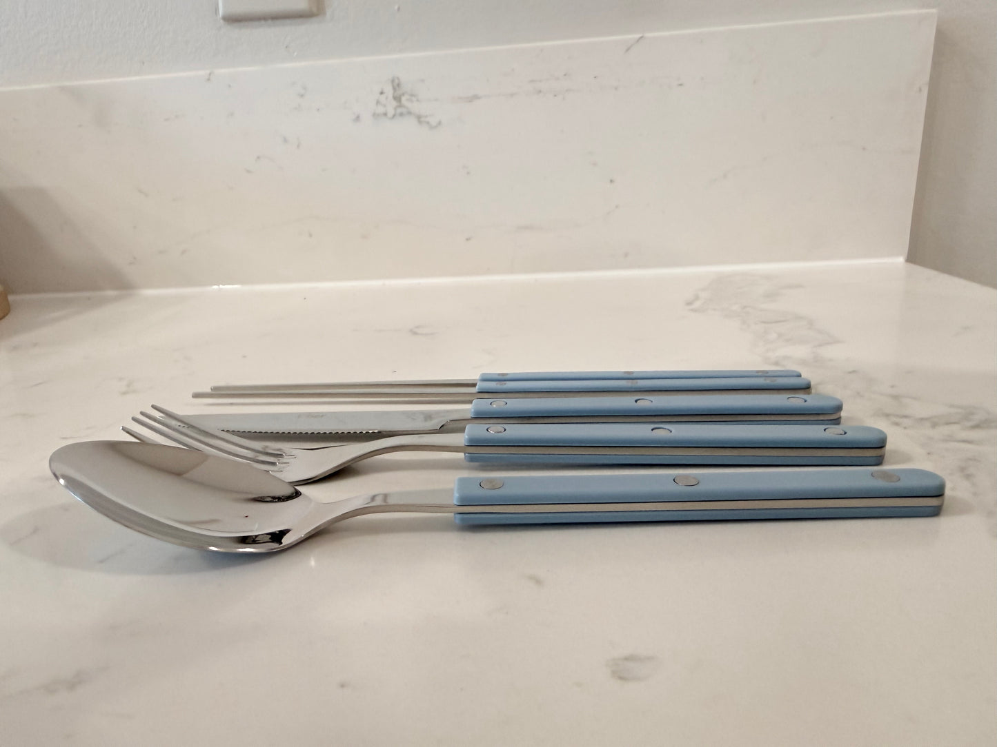 Maison Objet Premium Cier Farbe Cutlery Pastel Blue