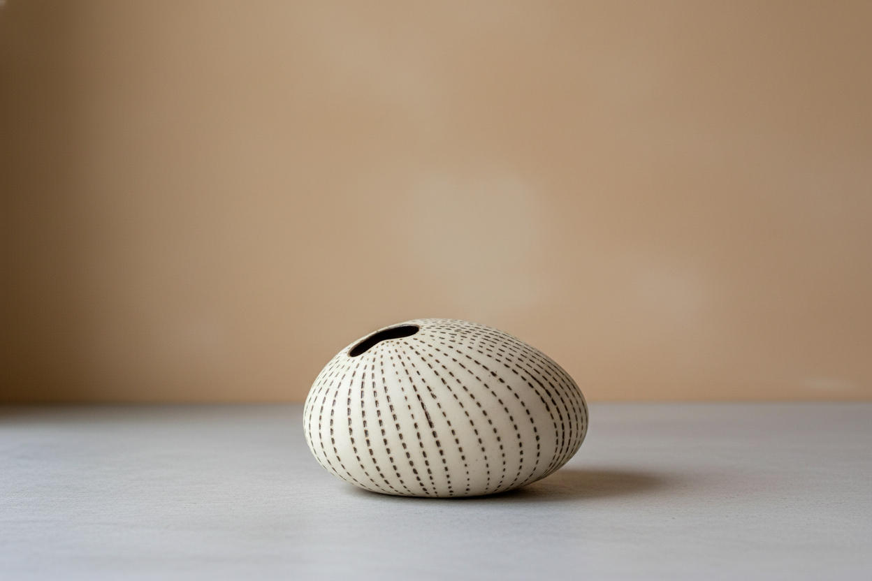 Pebble Mini Handcrafted Porcelain Bud Vase (159W23)