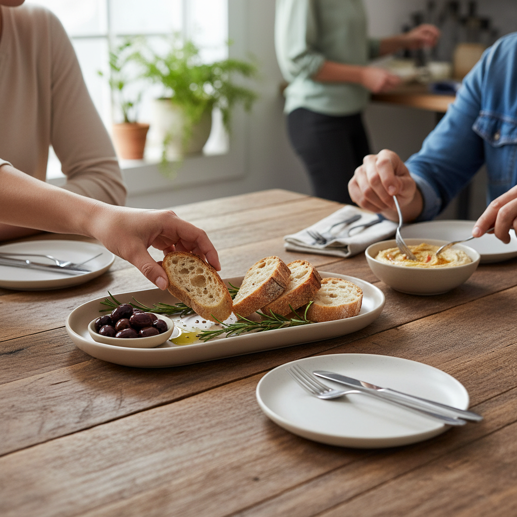 Vikko - Zen, Oval Platter, Taupe, 9.75" x 4.75"