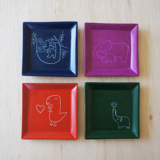 Square Animal Dish