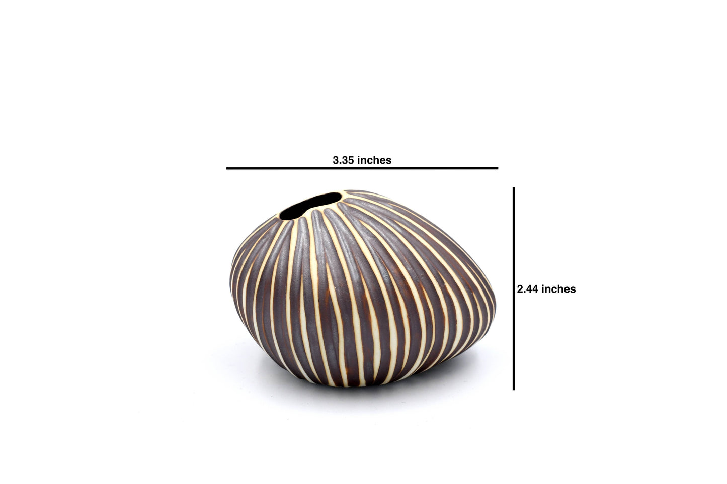 Pebble Mini Handcrafted Porcelain Bud Vase (159WH13)