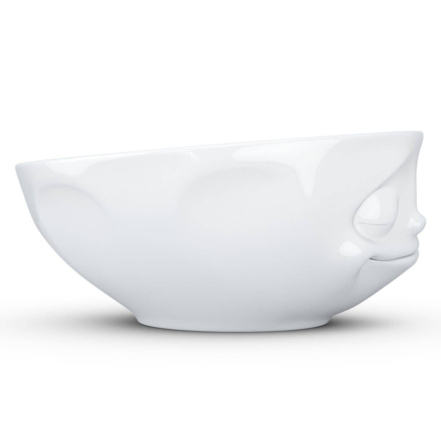TASSEN 11 Oz. Bowl, Happy Face, White
