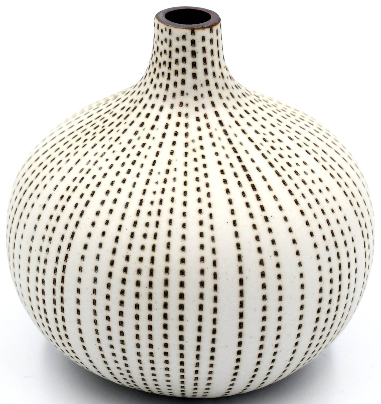 Congo Tiny L-Handcrafted Porcelain Bud Vase (524W23)