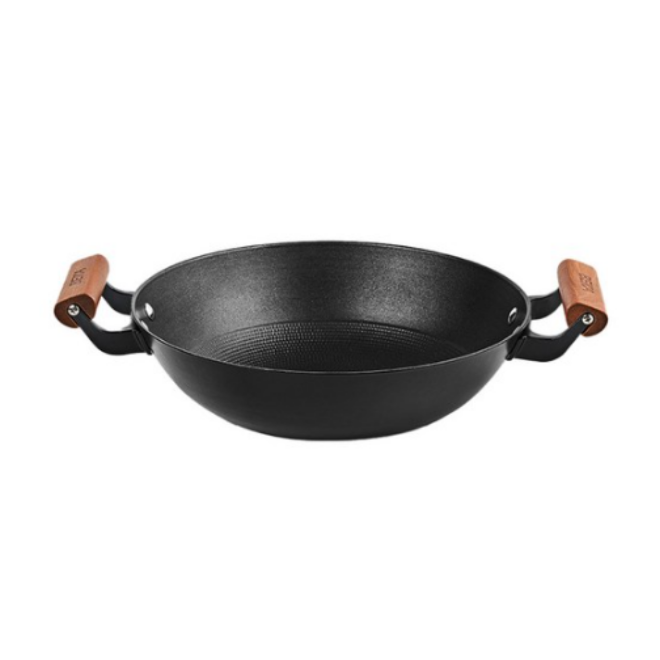 BEKA Seasoned Cast Iron Wok Pan 28cm